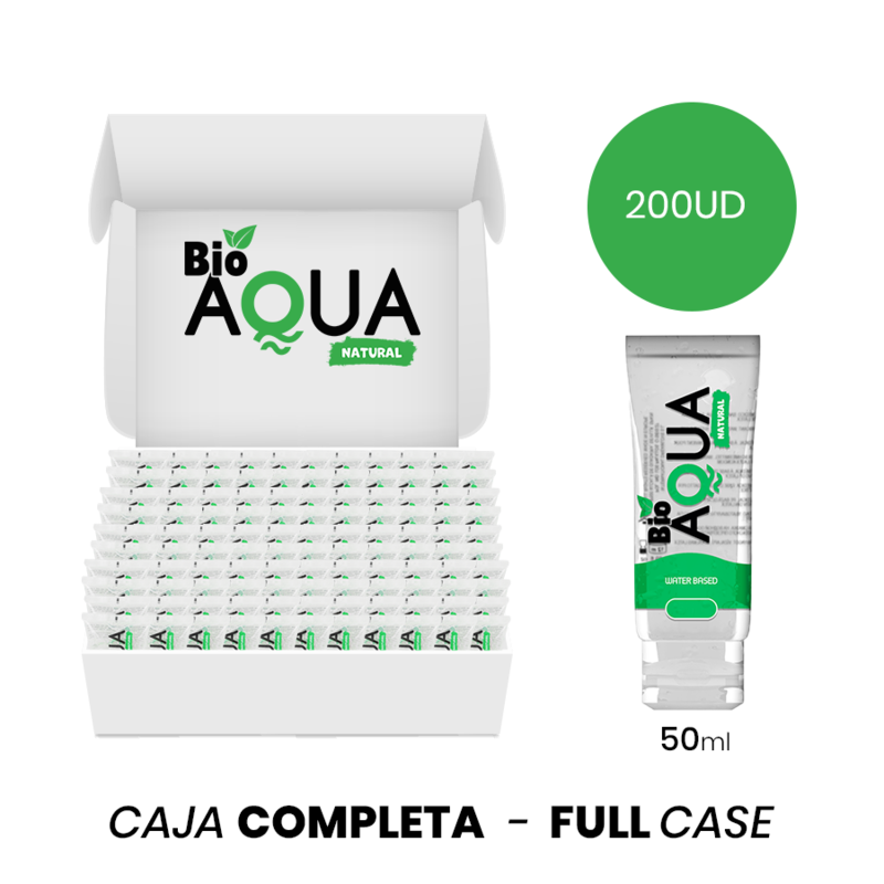 MOQ 200 - BIOAQUA LUBRIFIANT A BASE D''EAU INGREDIENTS NATURELS 50 ML