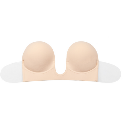 BYE-BRA - SOUTIEN-GORGE SANS POIGNÉES BEIGE BONNET D