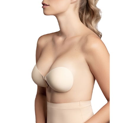 BYE-BRA - SOUTIEN-GORGE INVISIBLE BEIGE BONNET A
