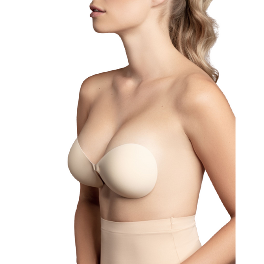 BYE-BRA - SOUTIEN-GORGE INVISIBLE BEIGE BONNET C