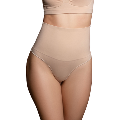 BYE-BRA - FAONNEUR SANS POINTS STYLE STRING BEIGE TAILLE XL
