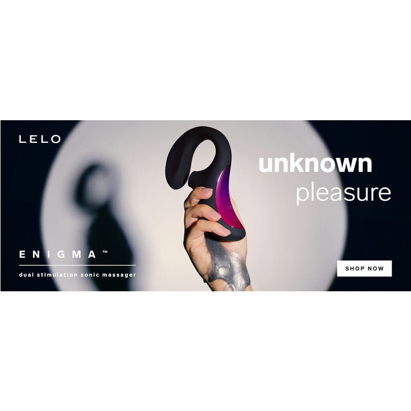 LELO - ENIGMA DOUBLE ASPIRATION STIMULATION MASSEUR  ROSE PROFONDE