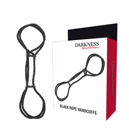 DARKNESS - MENOTTES EN CORDE OU MENOTTES DE CHEVILLE 100% COTON