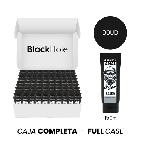 MOQ 90 - BLACK HOLE GEL À BASE D'EAU EXTRA DILATATION 150 ML