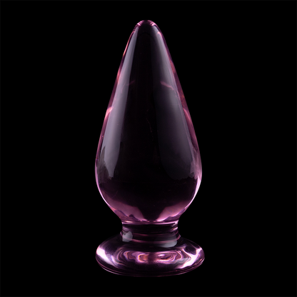 NEBULA SERIES BY IBIZA - PLUG ANAL MODÈLE 4 VERRE BOROSILICATE ROSE 11 CM -O- 5 CM