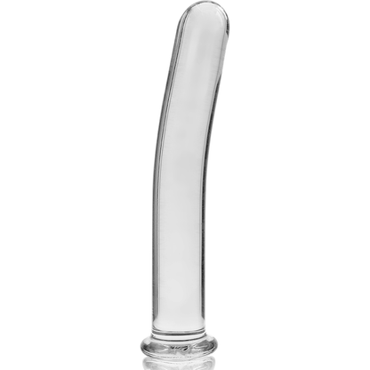 NEBULA SERIES BY IBIZA - MODÈLE 8 GODE EN VERRE BOROSILICATE CLAIR 14.5 CM -O- 2 CM
