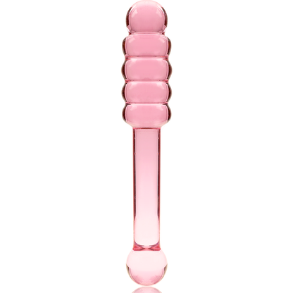NEBULA SERIES BY IBIZA - MODÈLE 20 GODE EN VERRE BOROSILICATE ROSE 20.5 CM -O- 3 CM