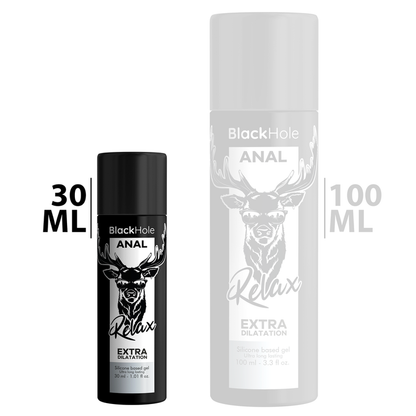 BLACK HOLE - GEL SILICONE DILATATION ANALE 30 ML