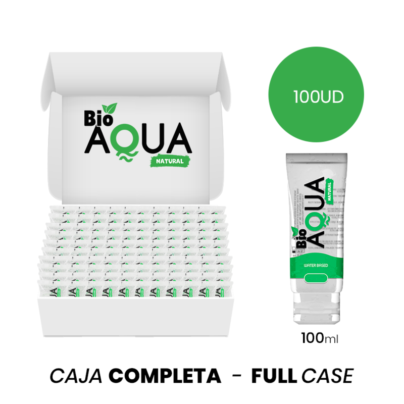 MOQ 100 - BIOAQUA LUBRIFIANT A BASE D''EAU INGREDIENTS NATURELS 100 ML