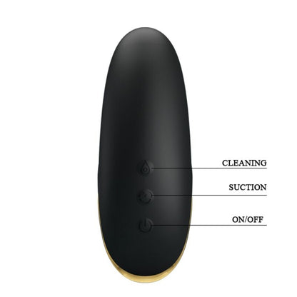 PRETTY LOVE - MASSEUR À ASPIRATION RECHARGEABLE DE LUXE NOIR
