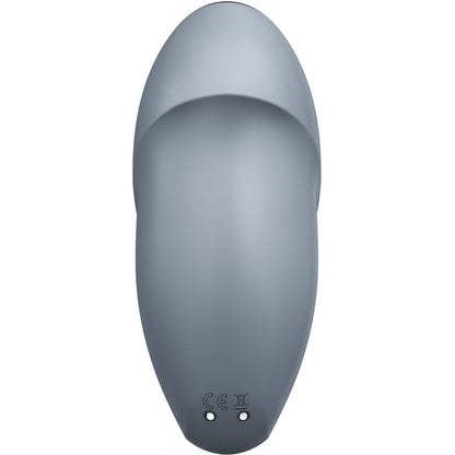 SATISFYER TESTER TAP & CLIMAX 1 VIBRATEUR LAY-ON GRIS (NOT FOR SALE)