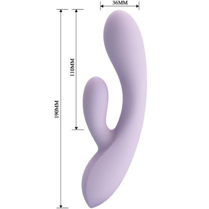 PRETTY LOVE - VIBRATEUR ROSOLYN RABBIT 10 VIBRATIONS VIOLET