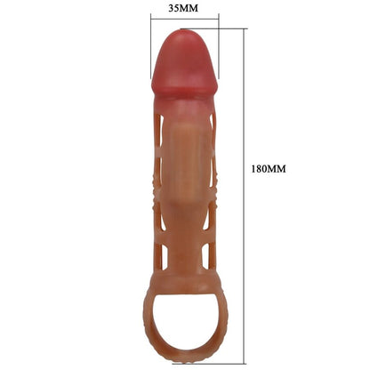 PRETTY LOVE - MANCHON PÉNIS VIBRANT PRESTON 18 CM