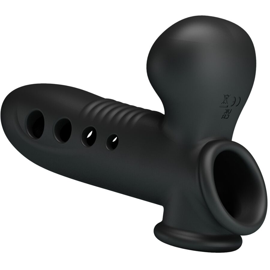 PRETTY LOVE TESTER CRANE PENIS COVER AVEC AIRBAG NOIR (NON À VENDRE)