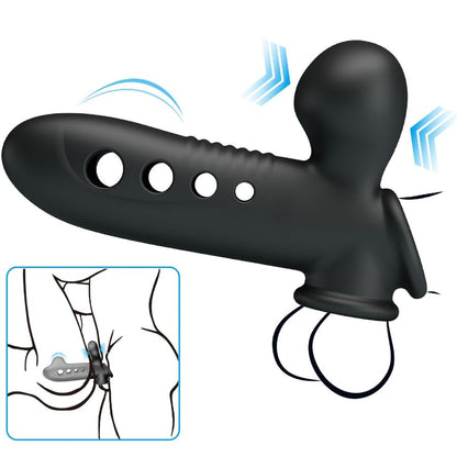 PRETTY LOVE TESTER CRANE PENIS COVER AVEC AIRBAG NOIR (NON À VENDRE)