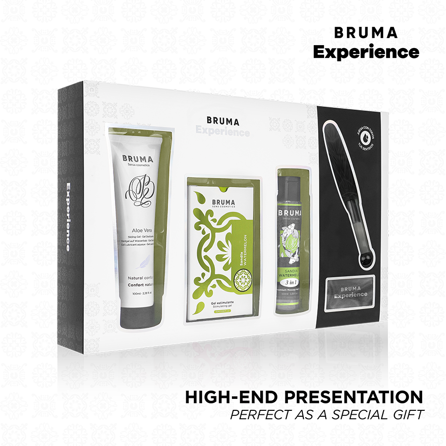 BRUMA XPERIENCE - KIT TENTATION PASTÈQUE DOUCE AVEC AMPLIFICATEUR D'ORGASME