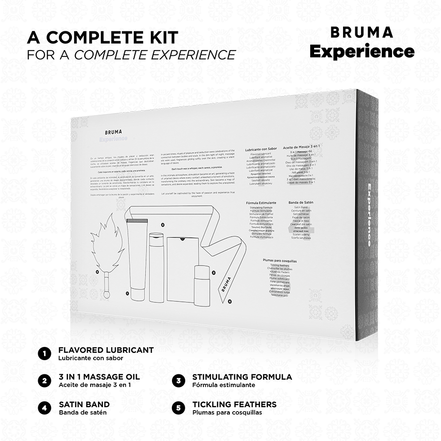 BRUMA XPERIENCE - KIT TENTATION DE TARTE AMÉRICAINE DOUCE AVEC AMPLIFICATEUR D'ORGASME