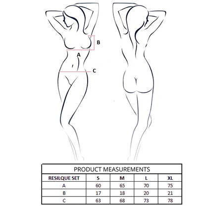 PASSION - ENSEMBLE SOUTIEN-GORGE + STRING RESILQUE ROUGE TOMATE L/XL