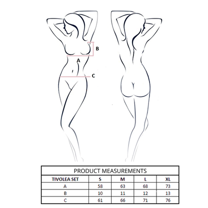 PASSION - ENSEMBLE SOUTIEN-GORGE + STRING TIVOLEA NOIR L/XL