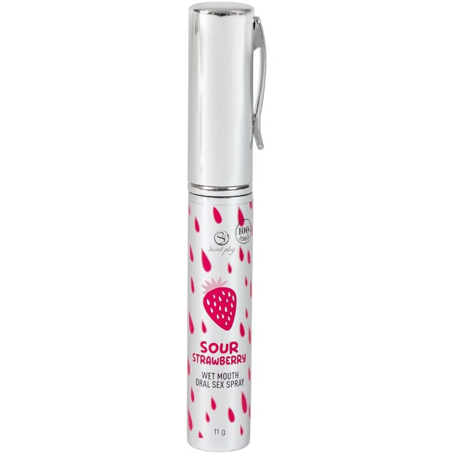 SECRETPLAY - SPRAY SEXUEL ORAL À LA FRAISE ACIDE