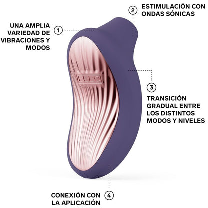 LELO - SONA 3 MASSEUR CLITORIAL SONIQUE CYBER VIOLET