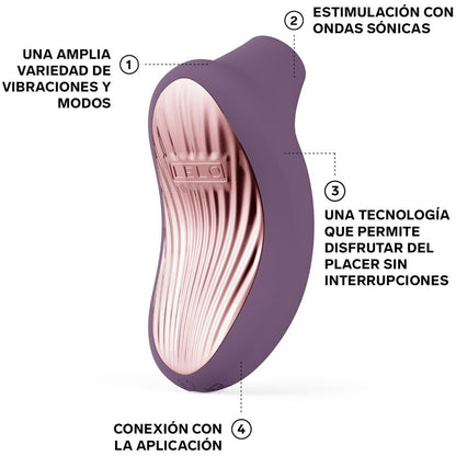 LELO - MASSEUR CLITORAL SONIQUE SONA 3 CRUISE PRUNE