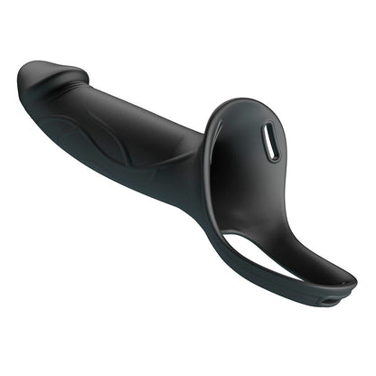 PRETTY LOVE - LANDON BLACK STRAP-ON VIBRANT