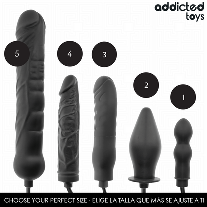 ADDICTED TOYS - PLUG ANAL GONFLABLE MODÈLE 1