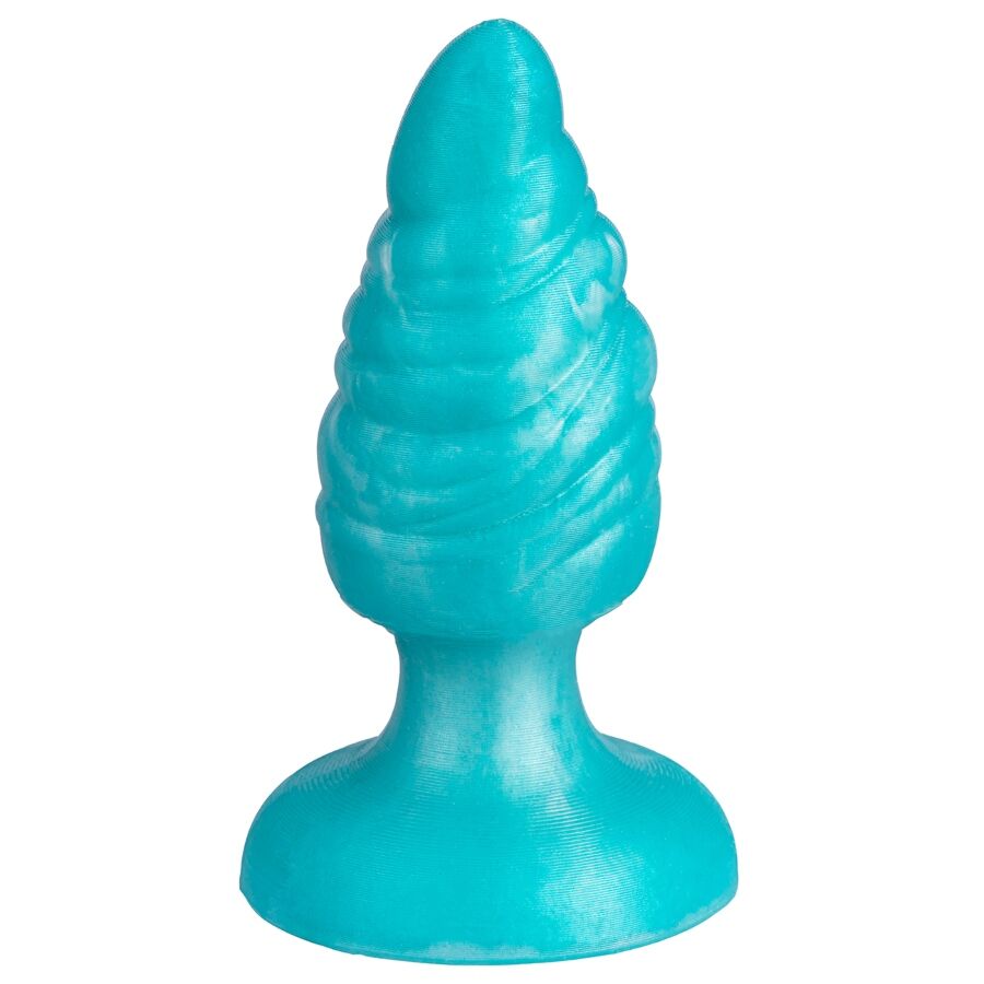 SILEXD - MELTY PLUG ANAL FANTASY SILICONE LIQUIDE THERMOREACTIVE BLEU CÉLESTE 9,2 CM