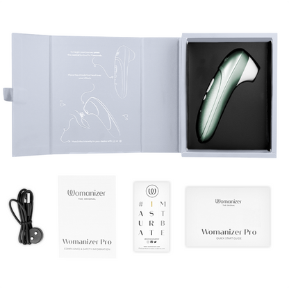 WOMANIZER - STIMULATEUR CLITORIAL PRO VIBRANT VERT SAUGE