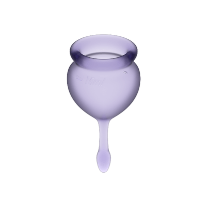 SATISFYER - COUPE MENSTRUELLE FEEL GOOD VIOLET 15 + 20 ML